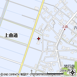 新潟県新潟市南区上曲通300-1周辺の地図