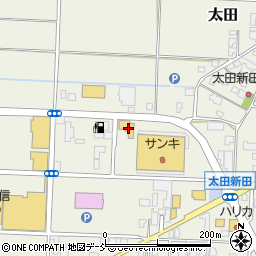 五泉三菱自動車販売株式会社　五泉店周辺の地図