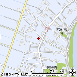 新潟県新潟市南区上曲通312周辺の地図
