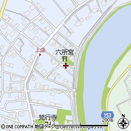 新潟県新潟市南区上曲通234周辺の地図