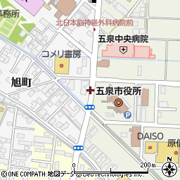 五泉市役所周辺の地図