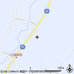 福島県伊達市霊山町上小国（深沢）周辺の地図