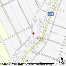 新潟県新潟市南区木滑211-1周辺の地図