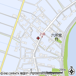 新潟県新潟市南区上曲通254周辺の地図