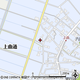 新潟県新潟市南区上曲通289周辺の地図