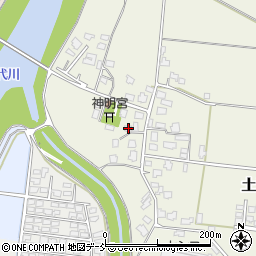 新潟県五泉市土深820周辺の地図