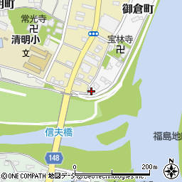 御倉ビル周辺の地図