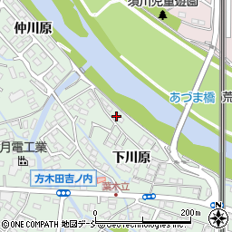 須川荘周辺の地図