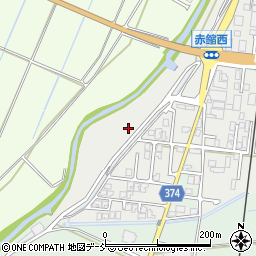 新潟県新潟市西蒲区赤鏥164周辺の地図
