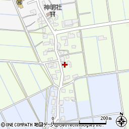 新潟県新潟市南区上木山77周辺の地図