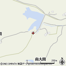 福島県相馬市柚木大関周辺の地図