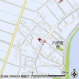 新潟県新潟市南区上曲通250周辺の地図