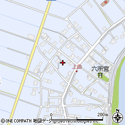 新潟県新潟市南区上曲通253周辺の地図