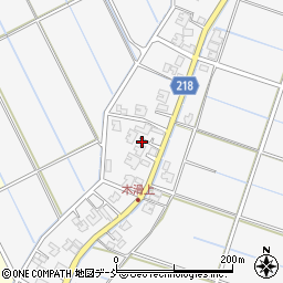 新潟県新潟市南区木滑187周辺の地図