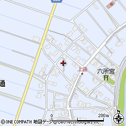 新潟県新潟市南区上曲通264周辺の地図