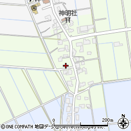新潟県新潟市南区上木山393周辺の地図