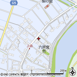 新潟県新潟市南区上曲通171周辺の地図