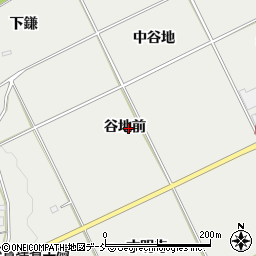 福島県福島市土船谷地前周辺の地図