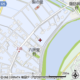 新潟県新潟市南区上曲通131周辺の地図