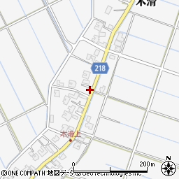 新潟県新潟市南区木滑917周辺の地図