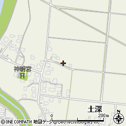新潟県五泉市土深512周辺の地図