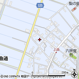 新潟県新潟市南区上曲通267周辺の地図