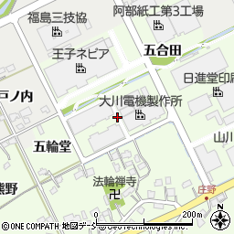 福島県福島市庄野（石塚）周辺の地図