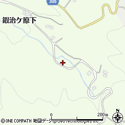 福島県福島市渡利鍜治ケ原前周辺の地図
