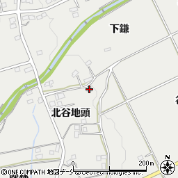 福島県福島市土船北谷地頭40-2周辺の地図