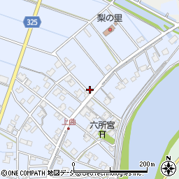 新潟県新潟市南区上曲通100周辺の地図