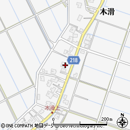 新潟県新潟市南区木滑921周辺の地図