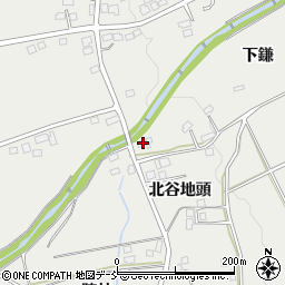 福島県福島市土船北谷地頭56-1周辺の地図