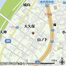 福島県福島市渡利大久保周辺の地図