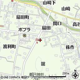 福島県福島市渡利舘139周辺の地図