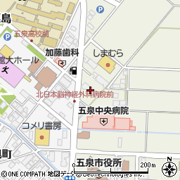 新潟トヨタ自動車五泉店周辺の地図