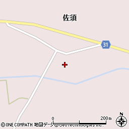 福島県相馬郡飯舘村佐須佐須498周辺の地図