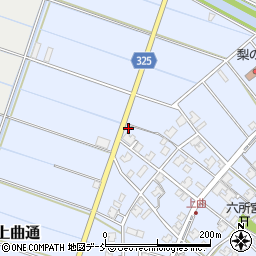 新潟県新潟市南区上曲通206周辺の地図