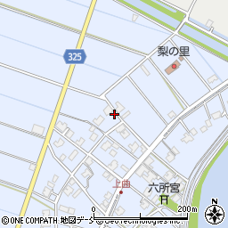 新潟県新潟市南区上曲通143周辺の地図