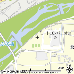 福島県福島市佐倉下金沢周辺の地図