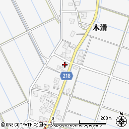 新潟県新潟市南区木滑935周辺の地図