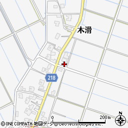 新潟県新潟市南区木滑1510-1周辺の地図