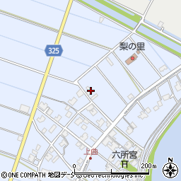 新潟県新潟市南区上曲通137周辺の地図