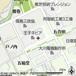 福島県福島市庄野赤土周辺の地図