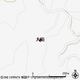 福島県福島市大波大栢周辺の地図