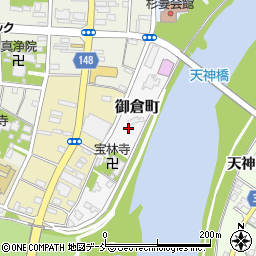 福島県福島市御倉町周辺の地図