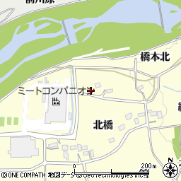 福島県福島市佐倉下橋本北19周辺の地図