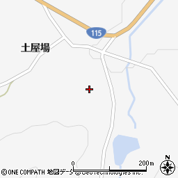 福島県福島市大波真垣周辺の地図