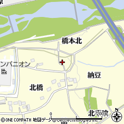 福島県福島市佐倉下橋本北1周辺の地図