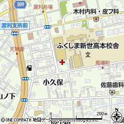 福島県福島市渡利（北ノ内）周辺の地図