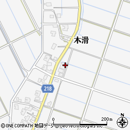 新潟県新潟市南区木滑1510-6周辺の地図